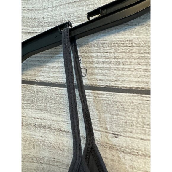 LA Made Grey Spaghetti Strap Long Tank Top - Picture 3 of 3